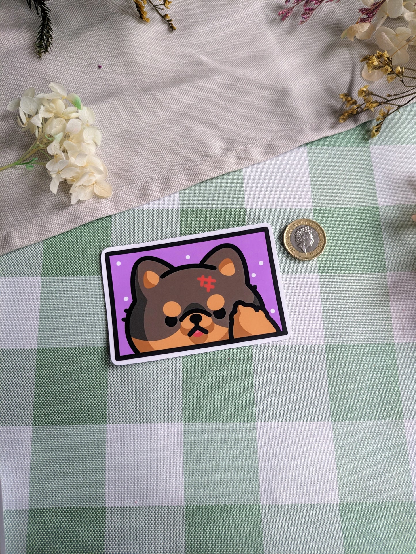 F#@k you shiba inu sticker