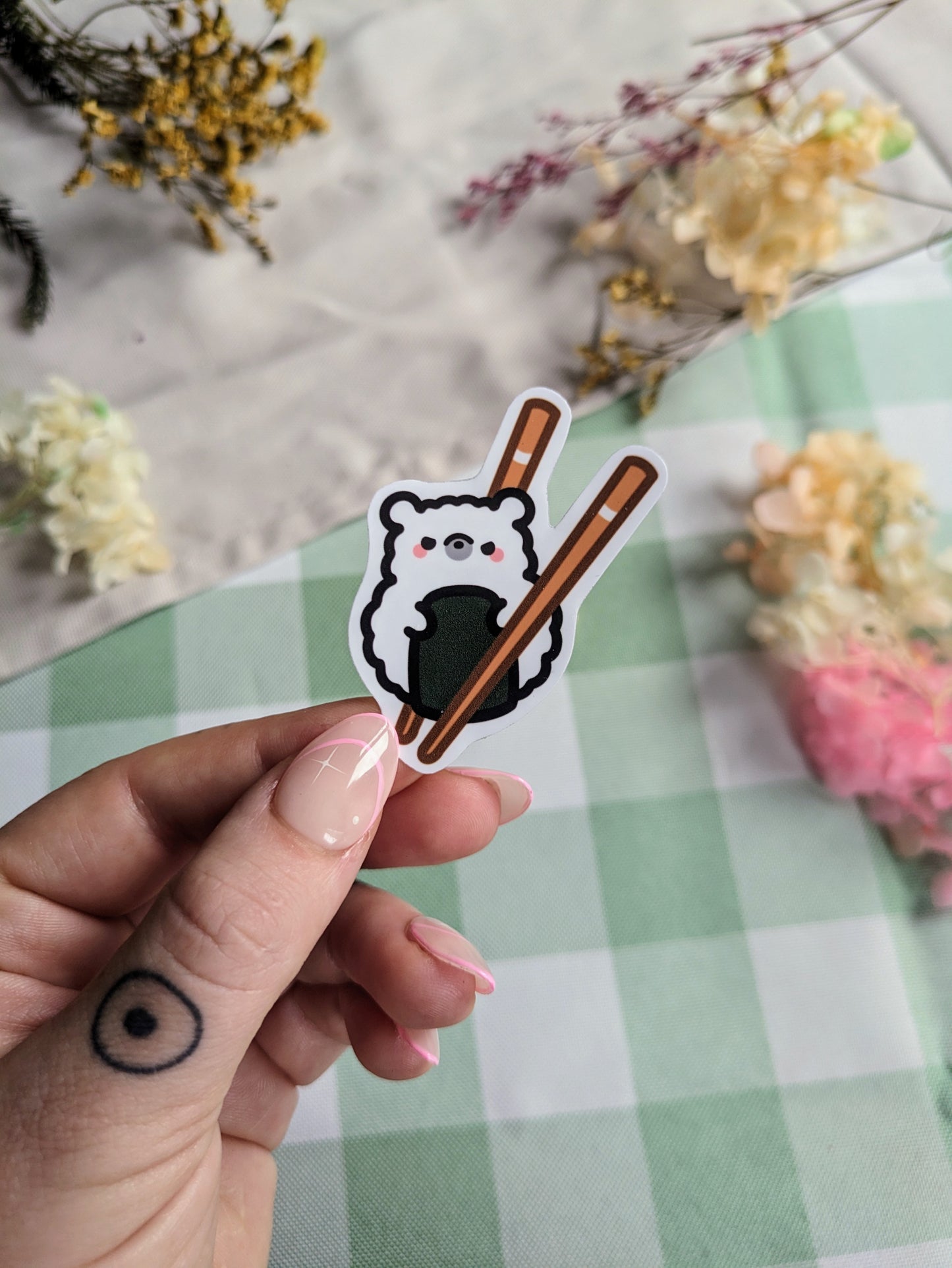 Sushi bear sticker