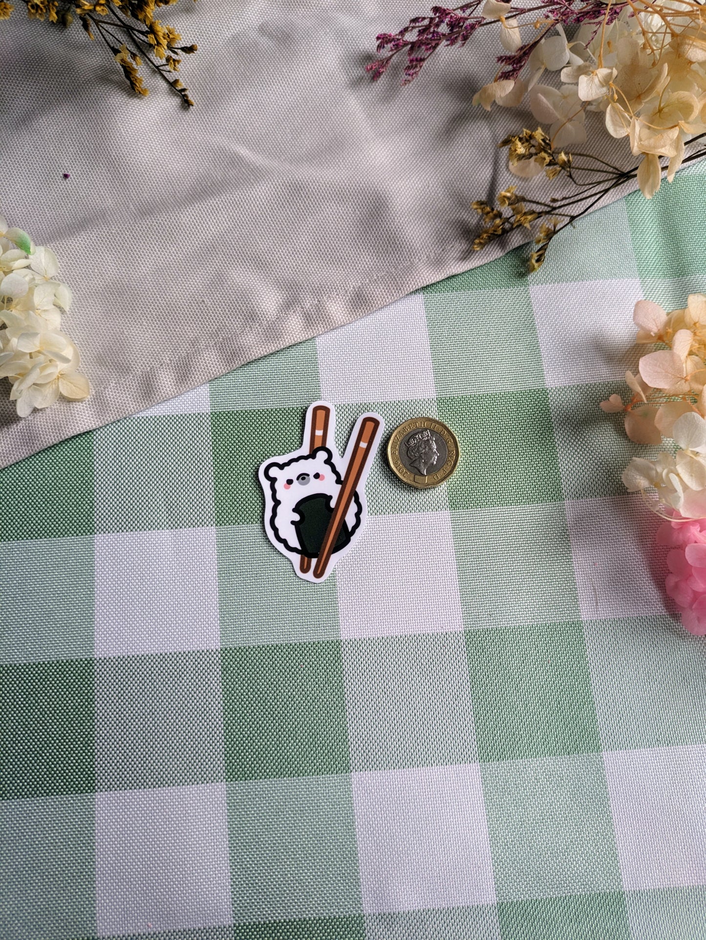 Sushi bear sticker