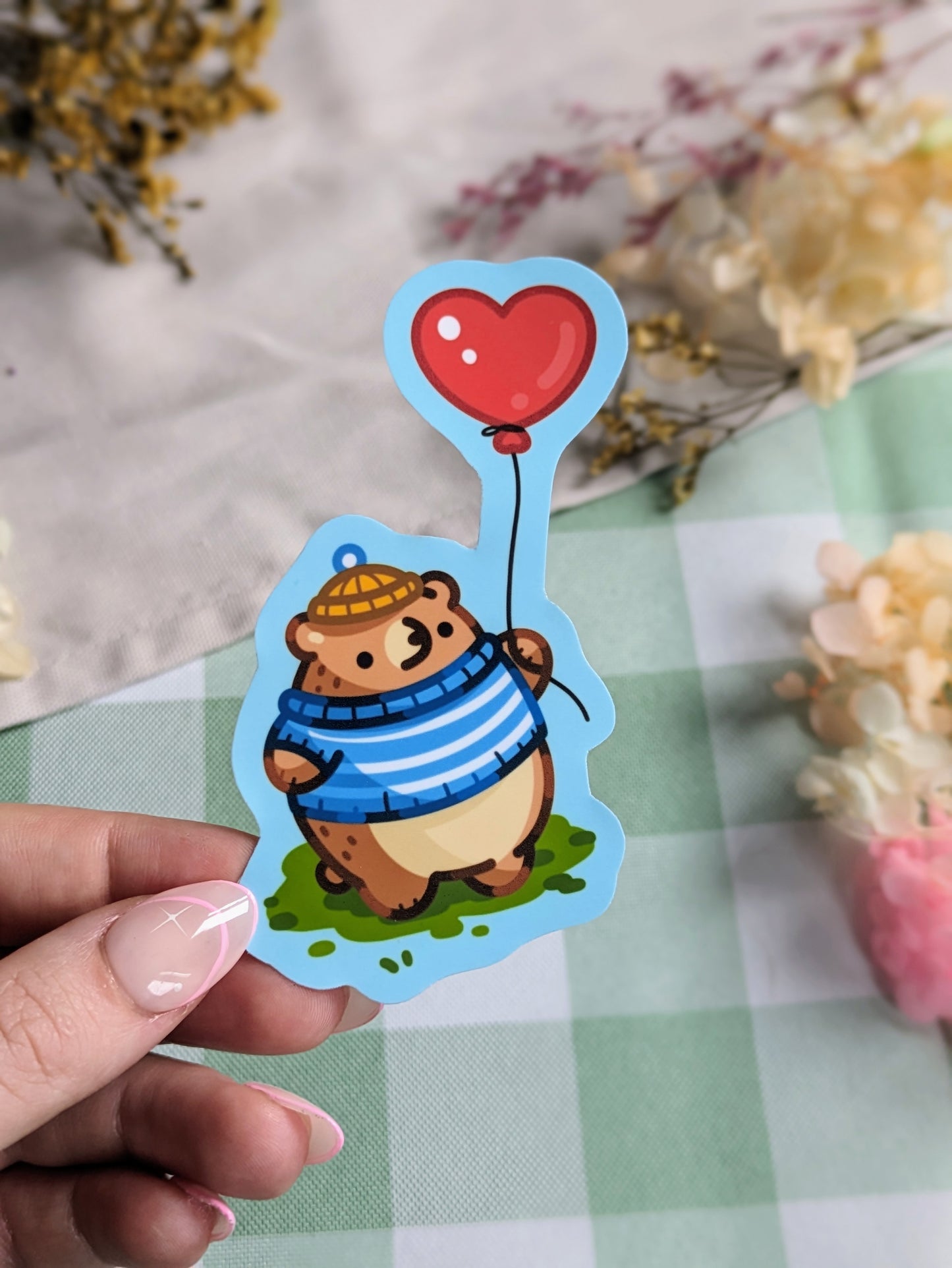 Balloon love sticker