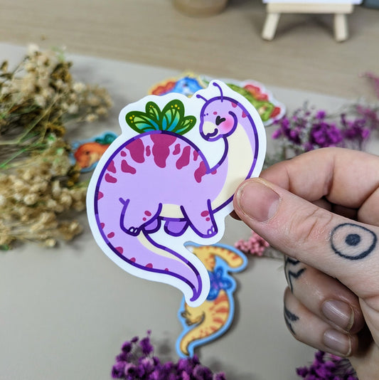 Diplodocus fairy sticker