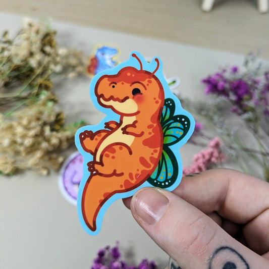 Fairy t-rex sticker