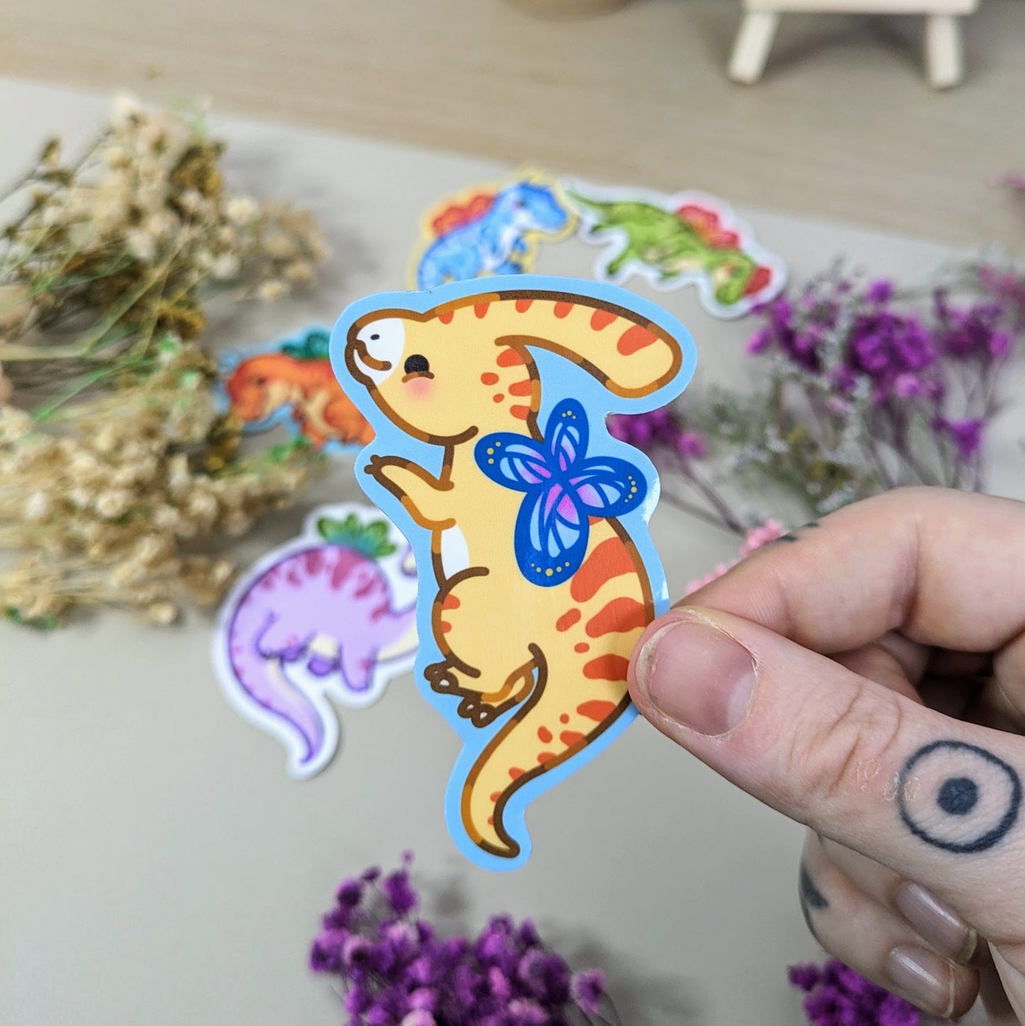 Parasaurolophus fairy sticker