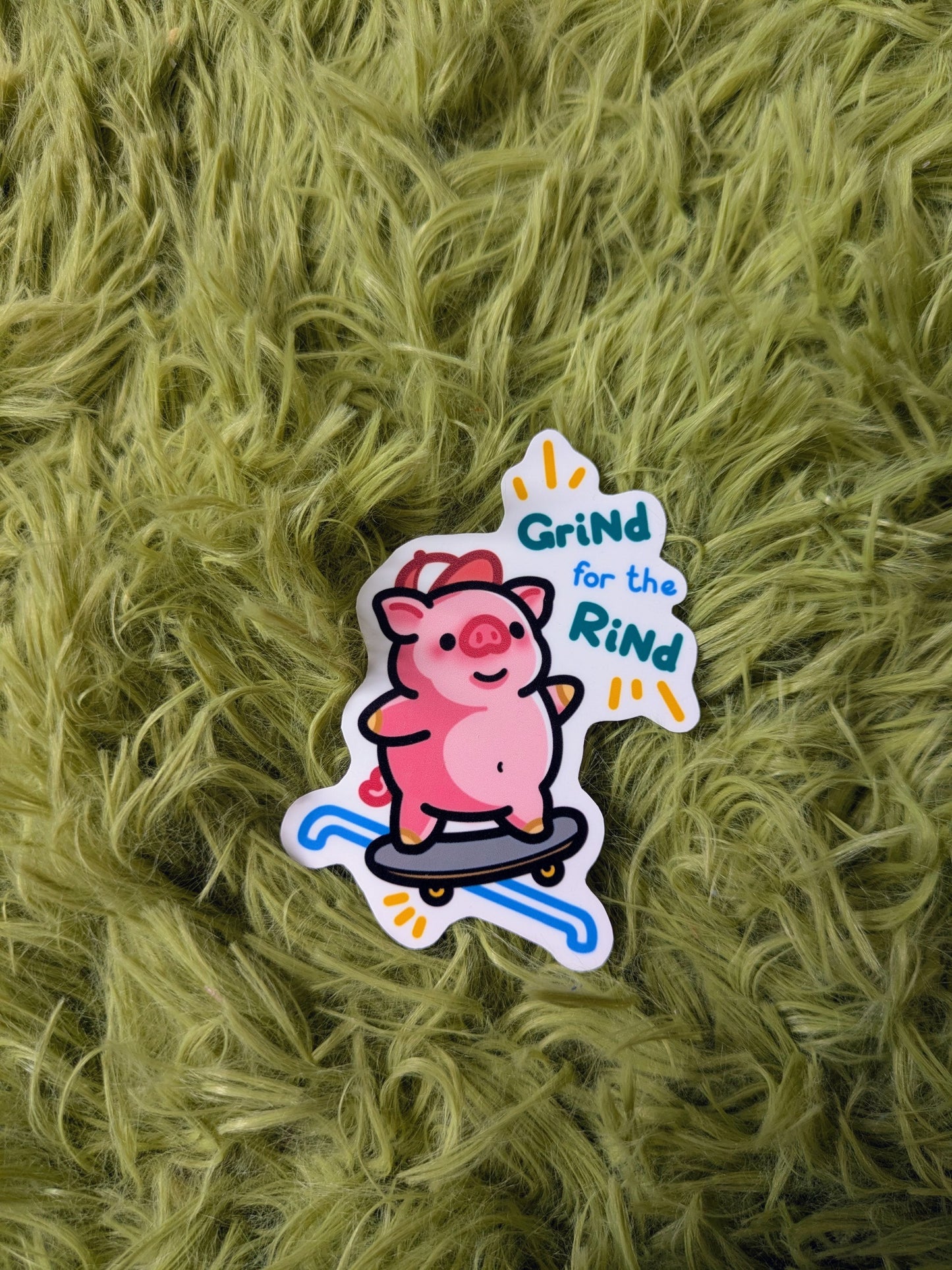 Grind for the Rind Sticker