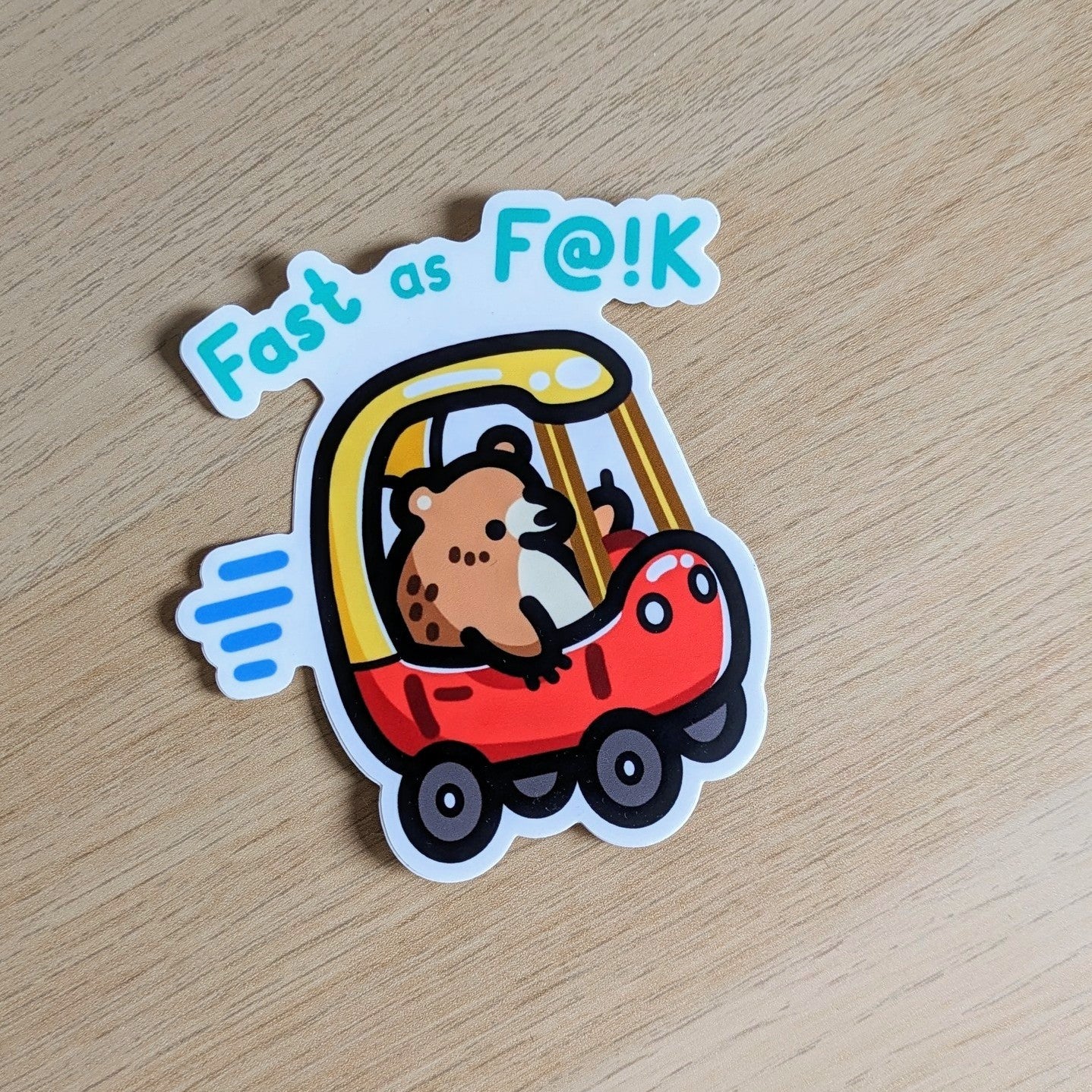 Fast as f*@k car sticker