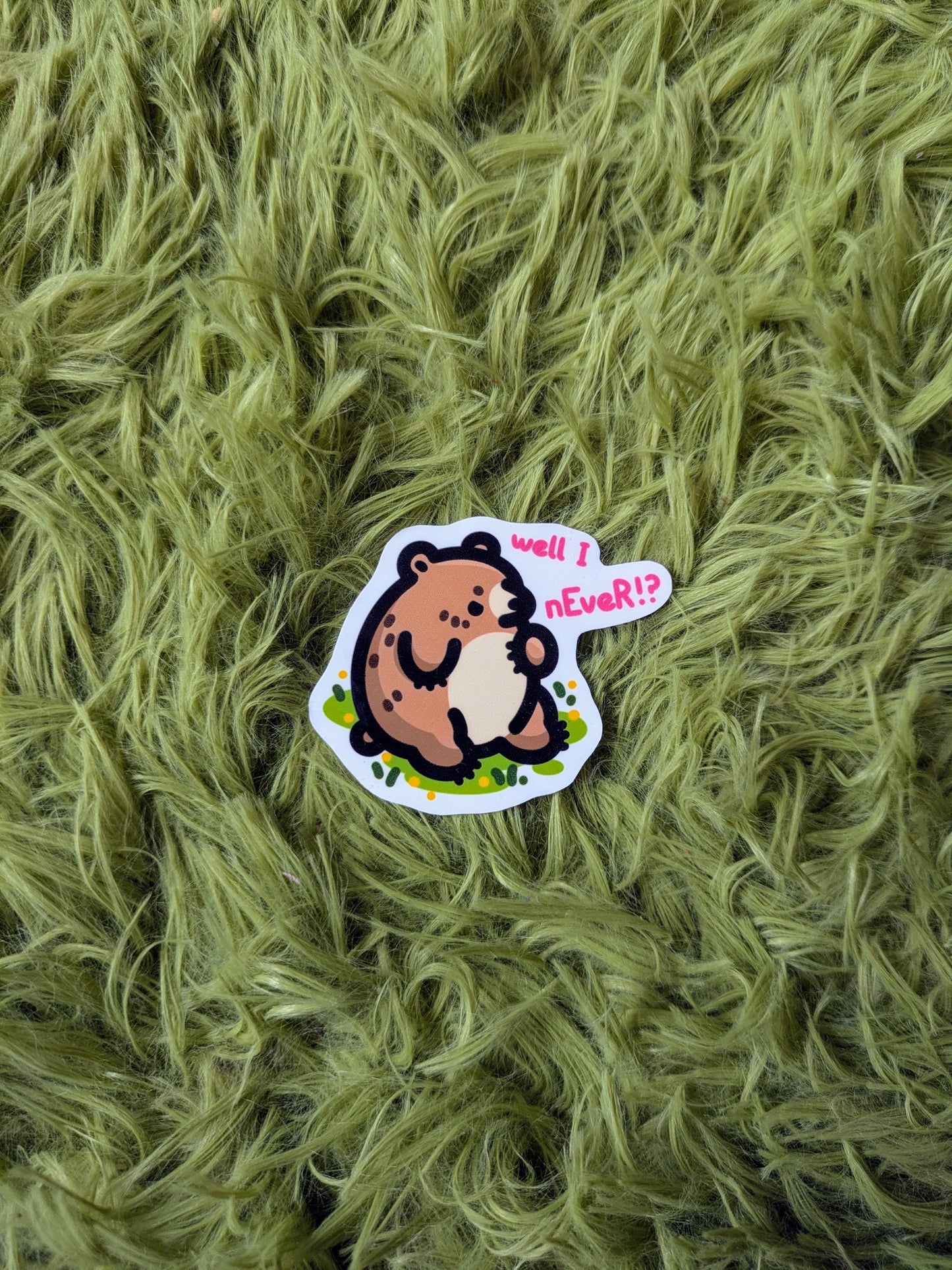 Offended Bear Sticker