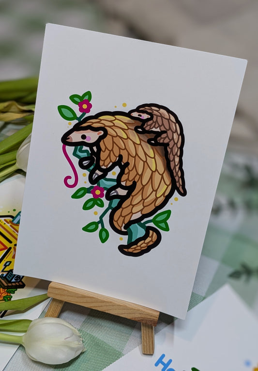 Pangolin print