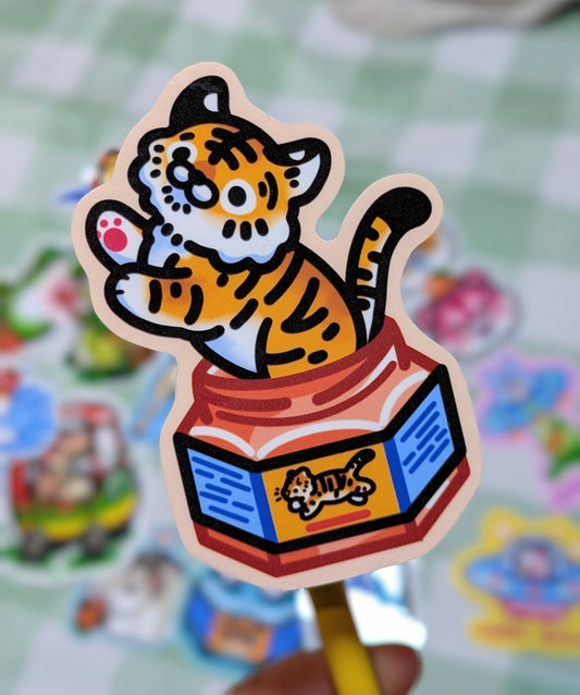 Red tiger balm sticker