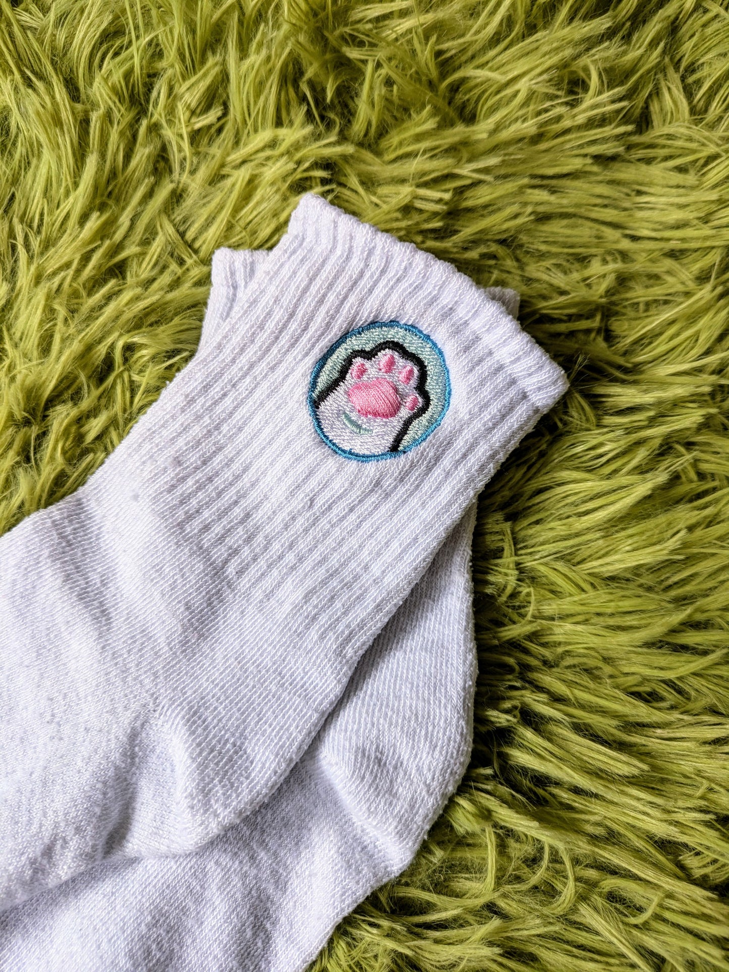 Beanie Weenies embroidered socks