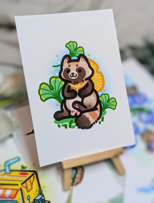 Tanuki print