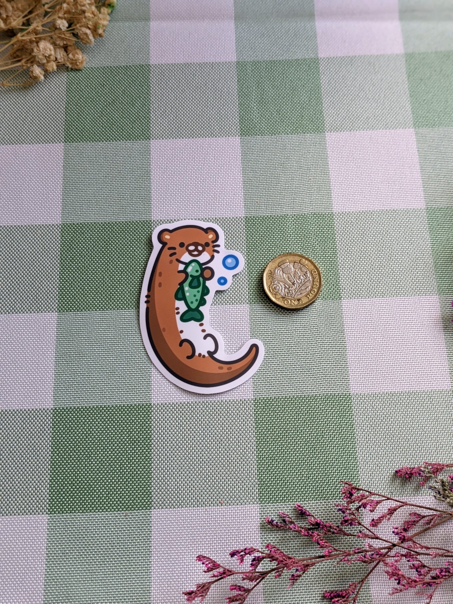 Otterly adorable sticker