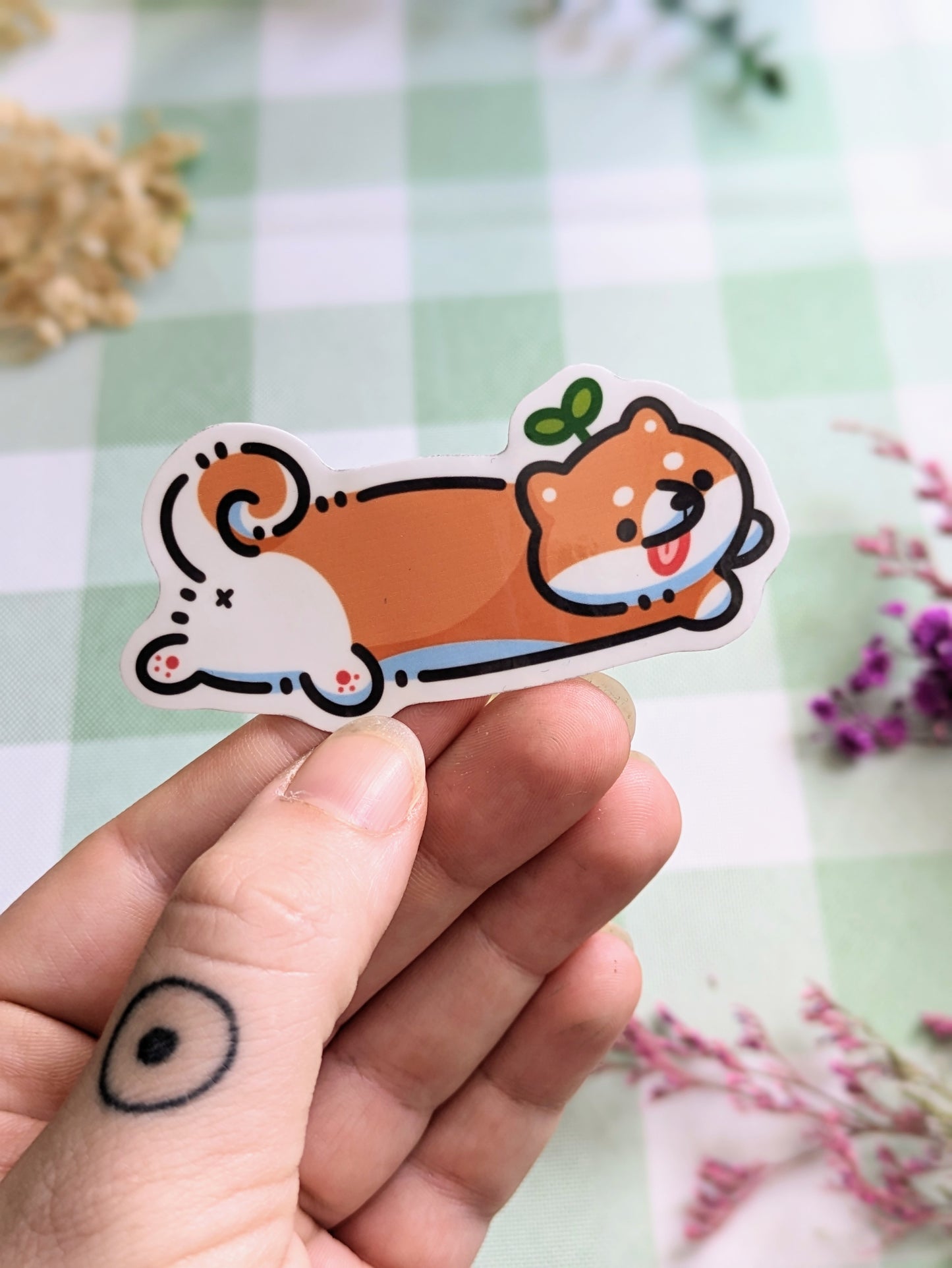 Long boy sticker