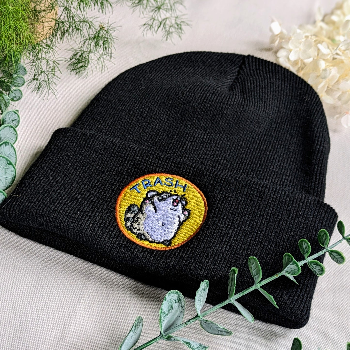 Trash panda beanie