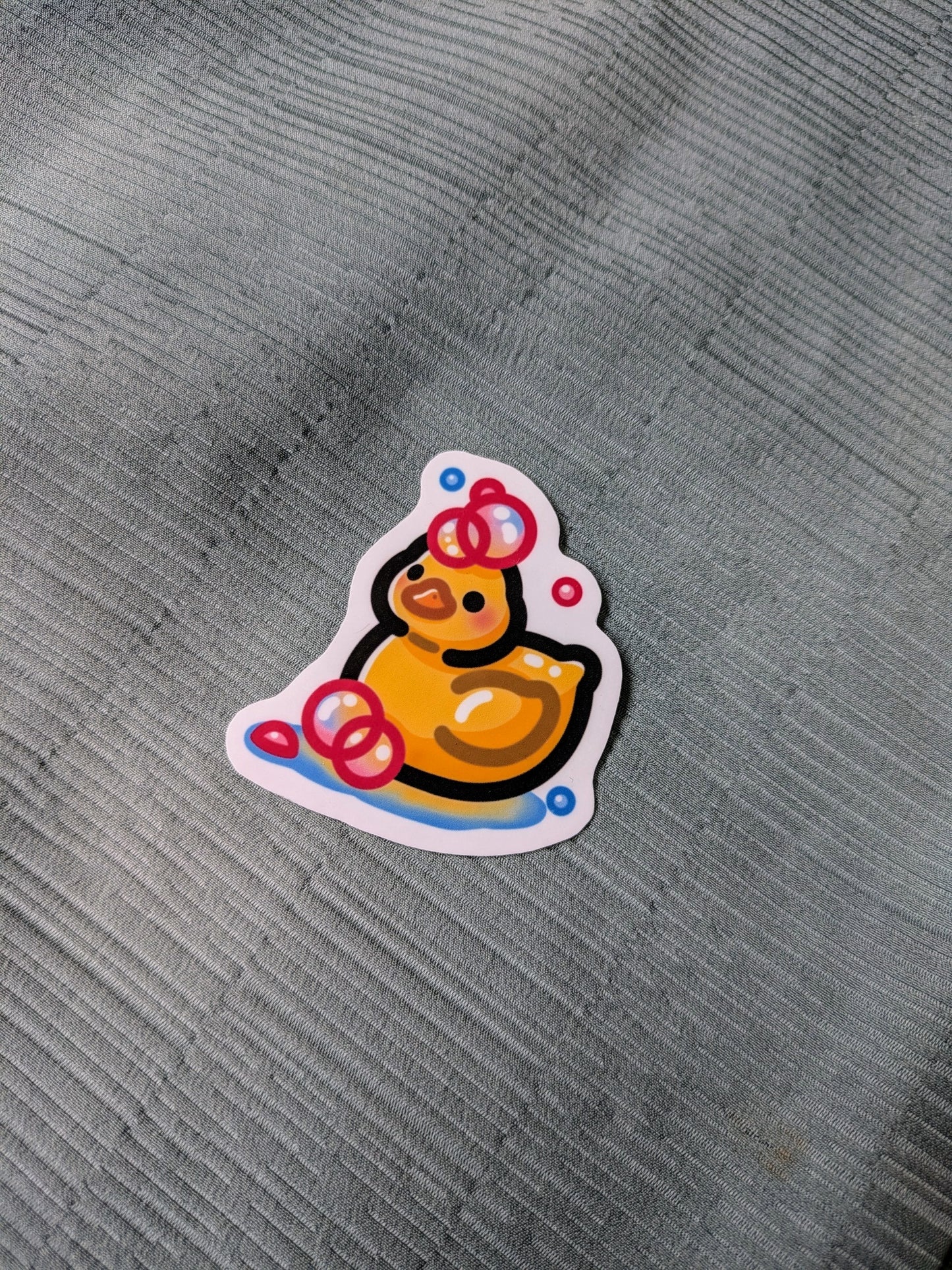 Soapy Duck Sticker