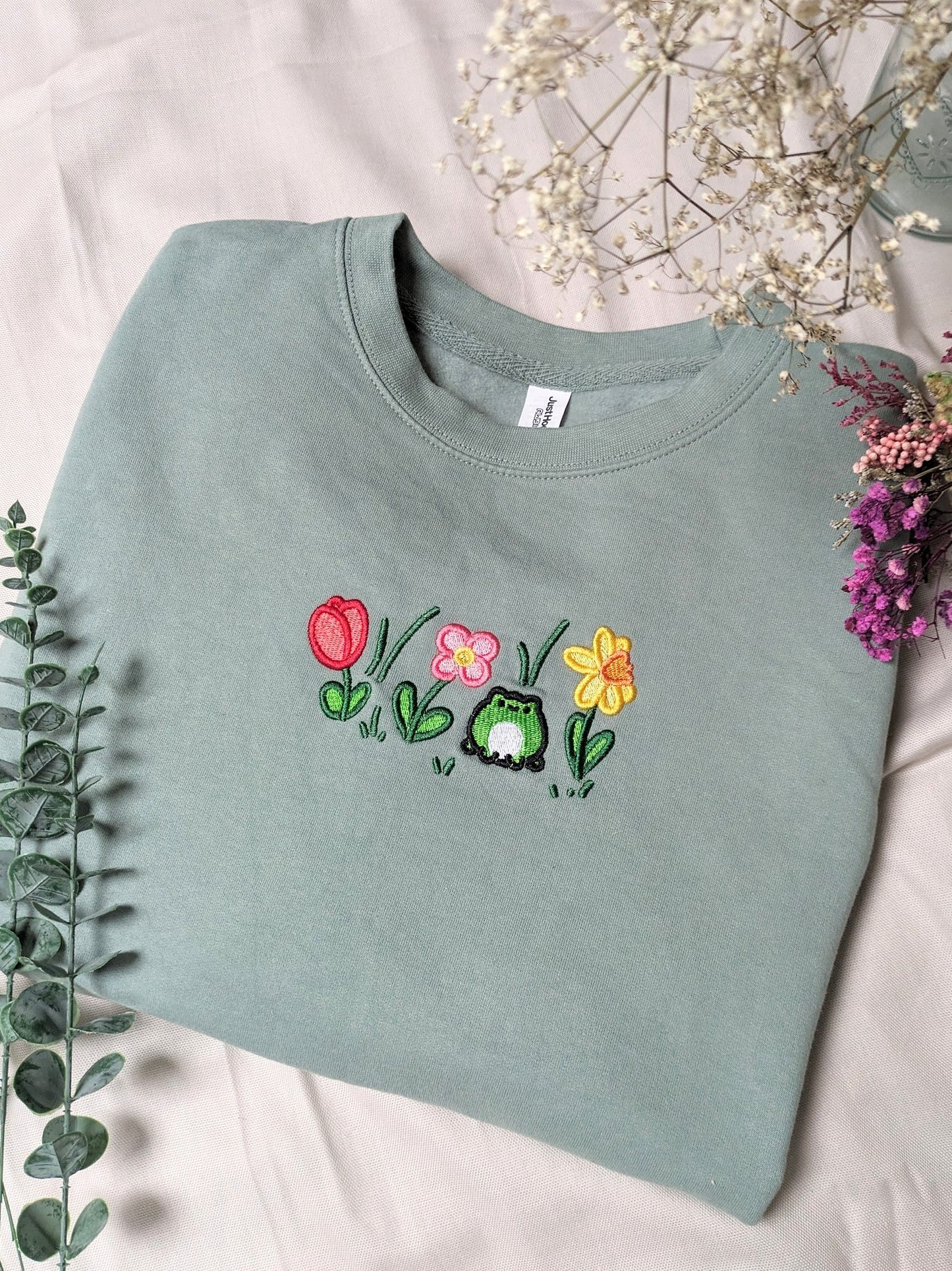 A very froggy spring sweater - preorder